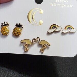 *Sale* Hypoallergenic earrings set of three